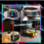 AKK Diversity RX Receiver OLED Display Built-in Low Power Buzzer With Two RX Modules for Fatshark G0ggles RC FPV Racing Drones